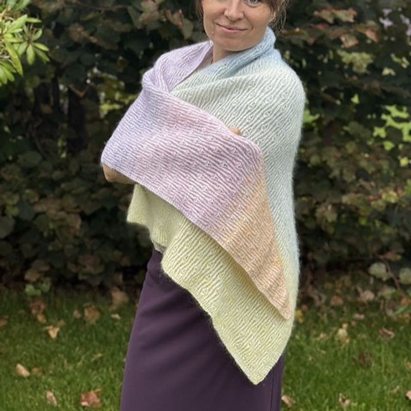 Polarlys Shawl