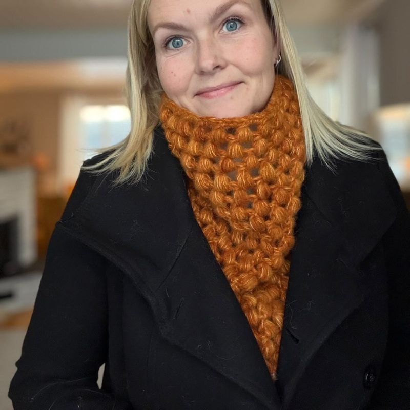 Chestnut Cowl Heklemønster